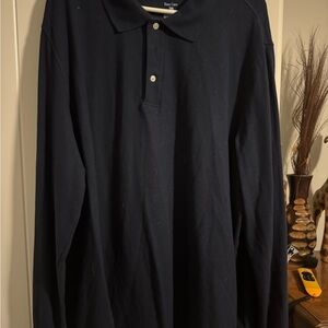 Croft & Barrow Dark Blue Long Sleeve Polo